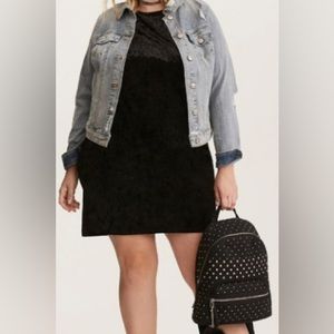 Torrid Crushed Velvet Tshirt Dress